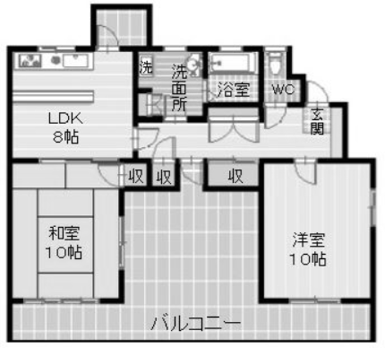 物件○○の間取り図