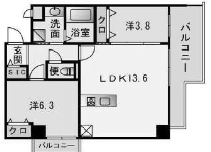 物件○○の間取り図