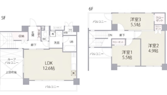 物件○○の間取り図