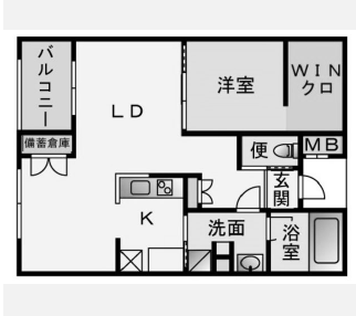 物件○○の間取り図