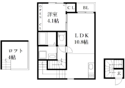 物件○○の間取り図