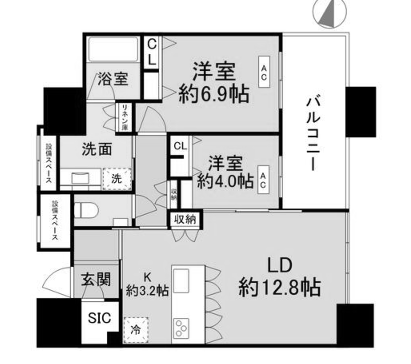 物件○○の間取り図