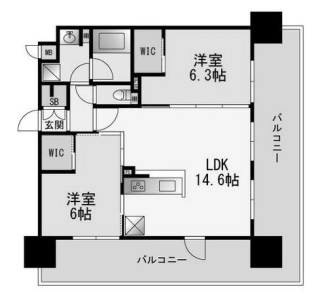 物件○○の間取り図