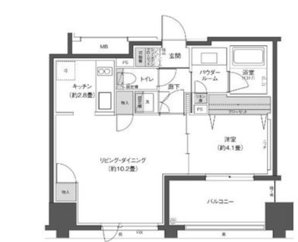 物件○○の間取り図