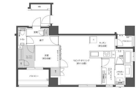 物件○○の間取り図