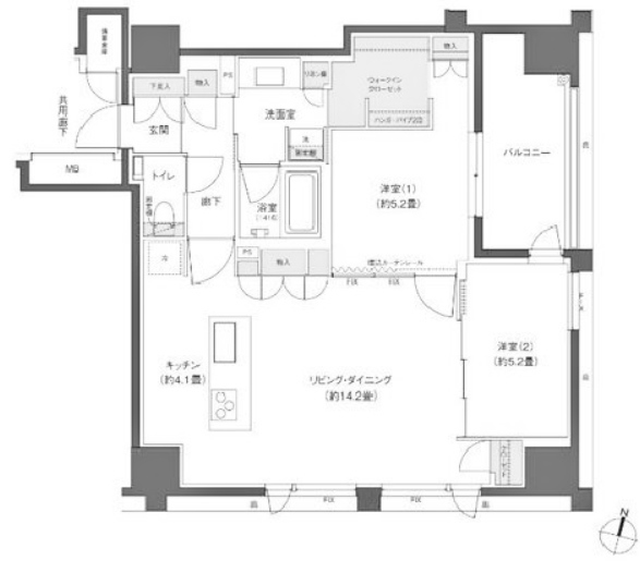 物件○○の間取り図