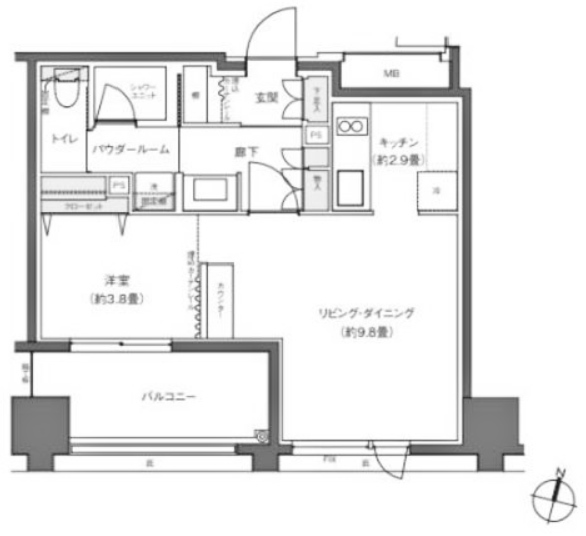 物件○○の間取り図