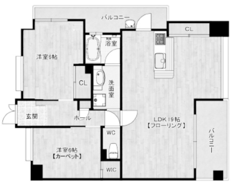 物件○○の間取り図