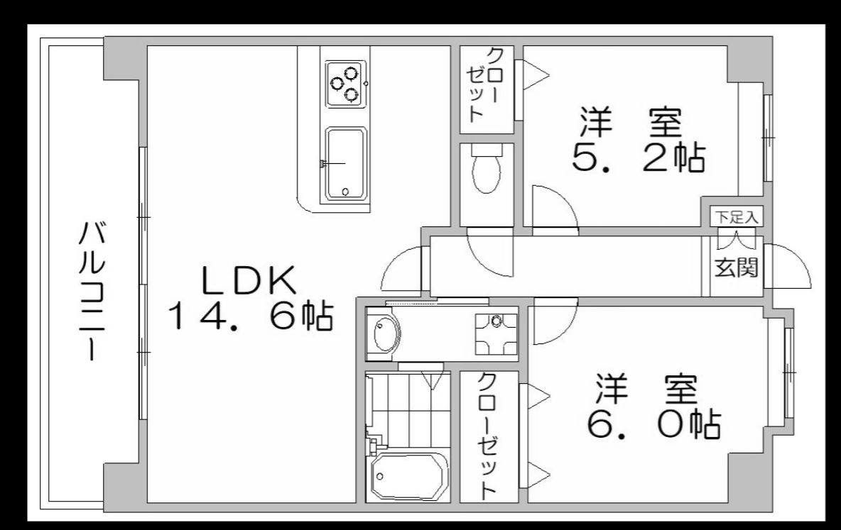 物件○○の間取り図