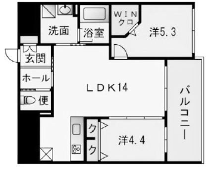 物件○○の間取り図