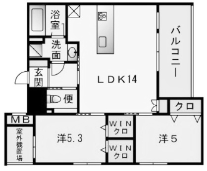 物件○○の間取り図