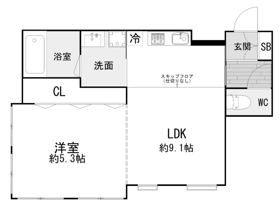 物件○○の間取り図