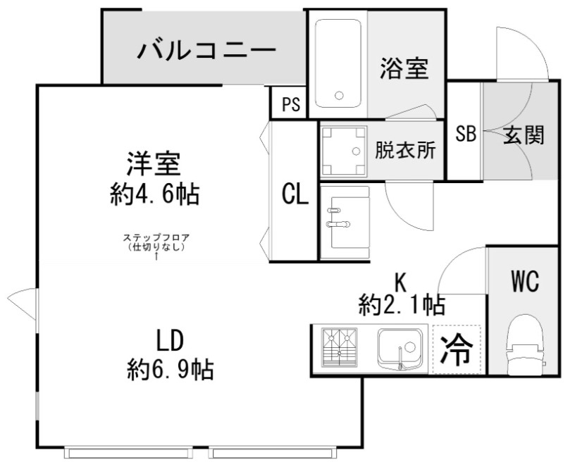 物件○○の間取り図