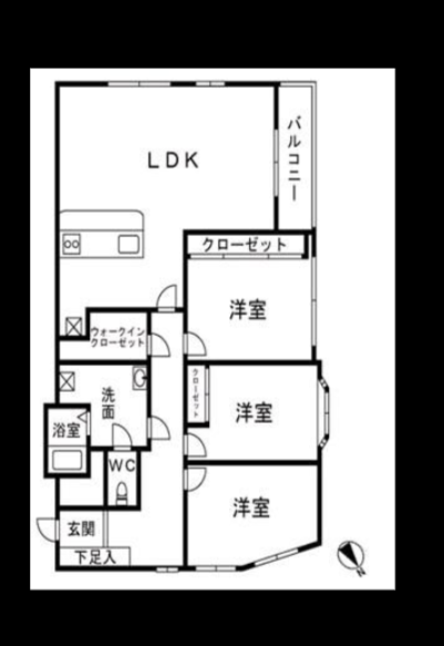 物件○○の間取り図