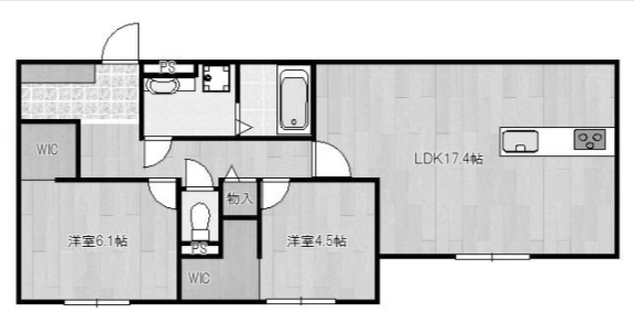 物件○○の間取り図