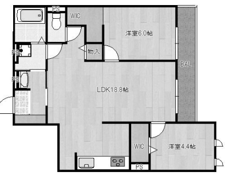 物件○○の間取り図