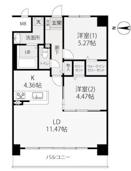 物件○○の間取り図