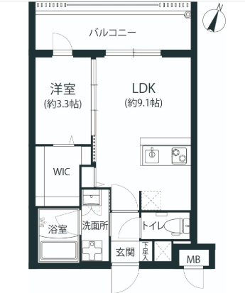 物件○○の間取り図