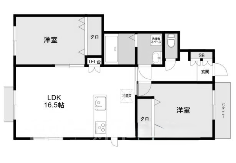 物件○○の間取り図