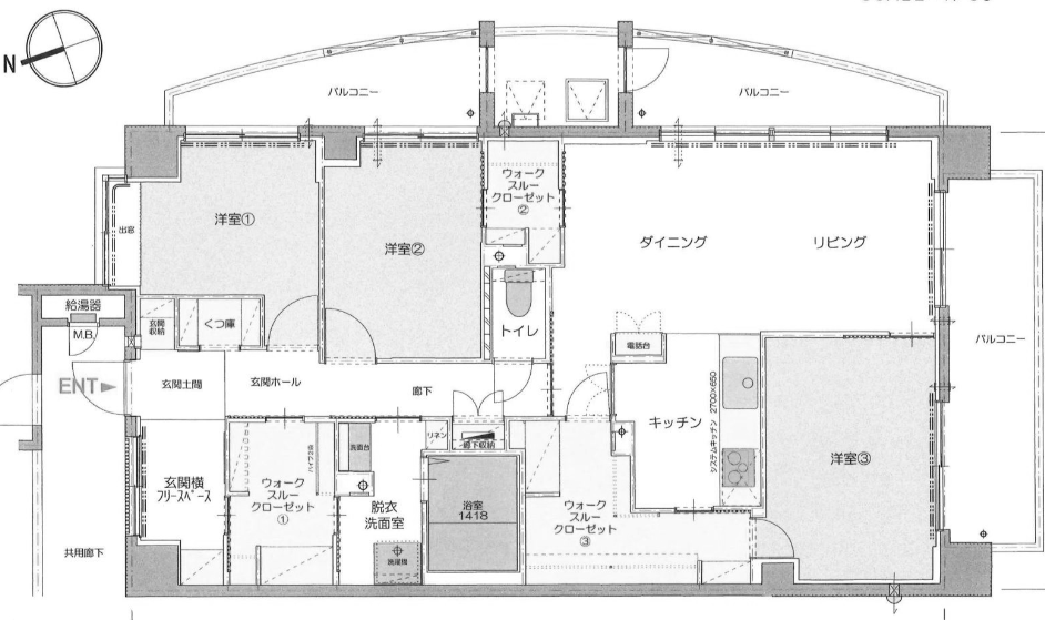 物件○○の間取り図