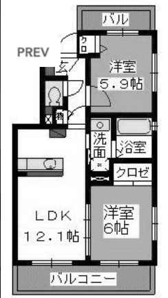 物件○○の間取り図