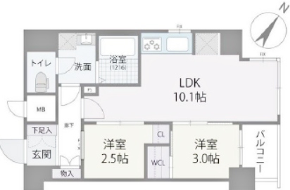 物件○○の間取り図