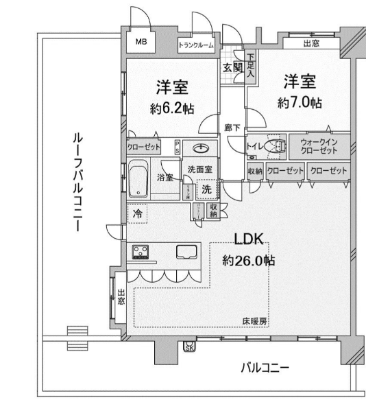 物件○○の間取り図