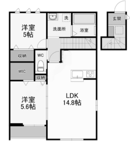 物件○○の間取り図