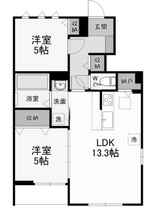 物件○○の間取り図