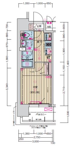 物件○○の間取り図