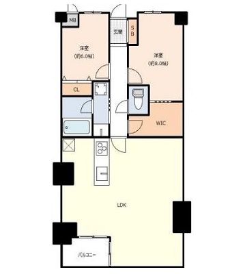 物件○○の間取り図