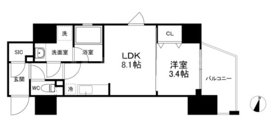 物件○○の間取り図