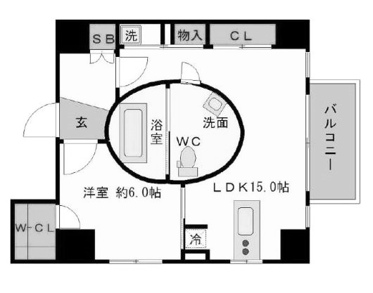 物件○○の間取り図