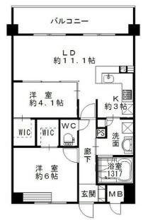 物件○○の間取り図