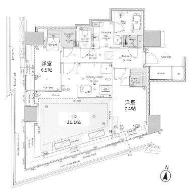 物件○○の間取り図