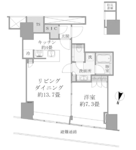 物件○○の間取り図