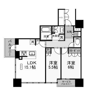 物件○○の間取り図