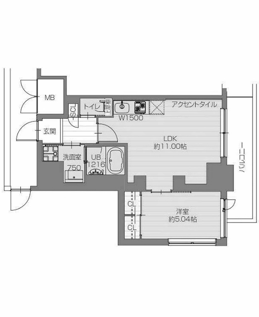 物件○○の間取り図