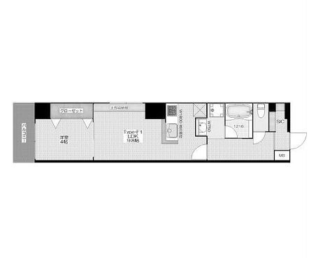 物件○○の間取り図