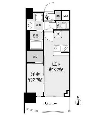 物件○○の間取り図