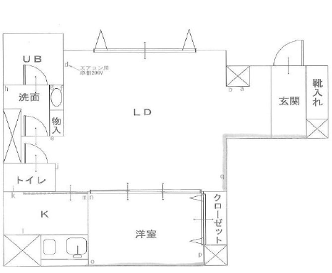 物件○○の間取り図