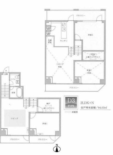 物件○○の間取り図