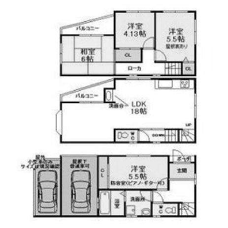 物件○○の間取り図