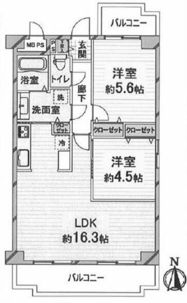 物件○○の間取り図