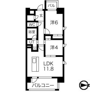 物件○○の間取り図