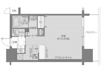 物件○○の間取り図