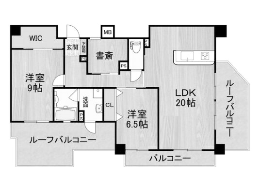 物件○○の間取り図