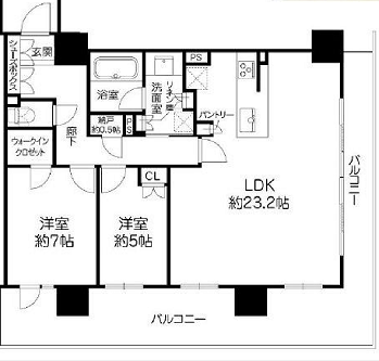 物件○○の間取り図