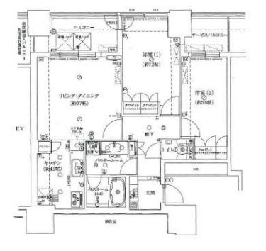 物件○○の間取り図