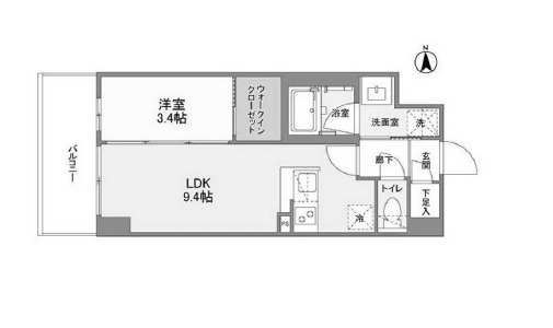 物件○○の間取り図